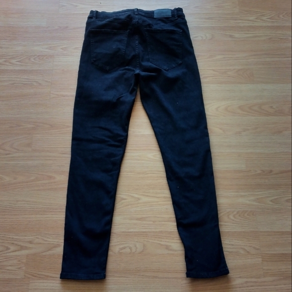 Zara High-Waisted Black Skinny Jeans | Size US 10 - Picture 5 of 5